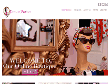 Tablet Screenshot of pinupparlorboutique.com